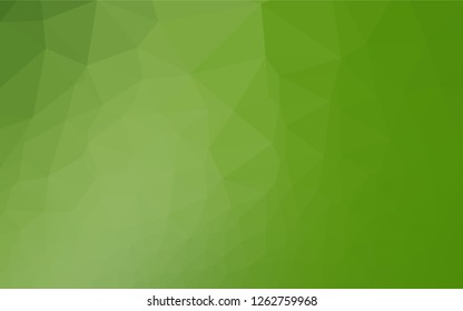 Light Green vector blurry hexagon pattern. Shining colored illustration in a Brand new style. The textured pattern can be used for background.