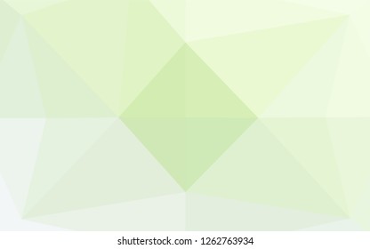 Light Green vector blurry hexagon texture. A completely new color illustration in a vague style. The completely new template can be used for your brand book.