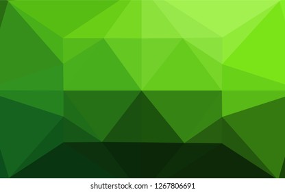 Light Green vector blurry hexagon texture. Shining colored illustration in a Brand new style. A completely new template for your business design.