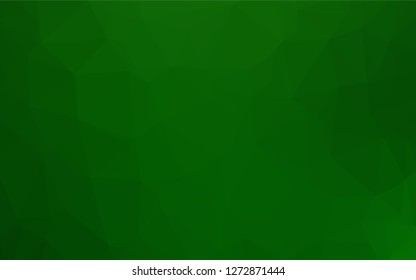 Light Green vector blurry hexagon pattern. Colorful abstract illustration with gradient. A completely new design for your business.