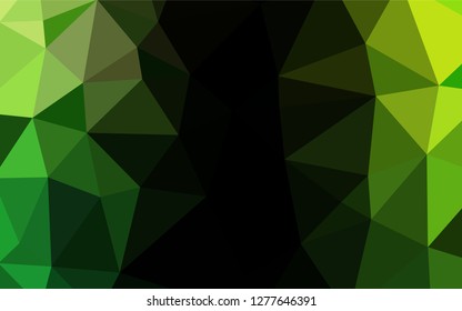 Light Green vector blurry hexagon pattern. Shining colored illustration in a Brand new style. Brand new design for your business.
