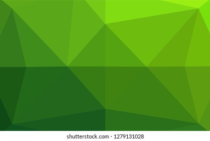 Light Green vector blurry hexagon texture. Glitter abstract illustration with an elegant design. A completely new template for your business design.
