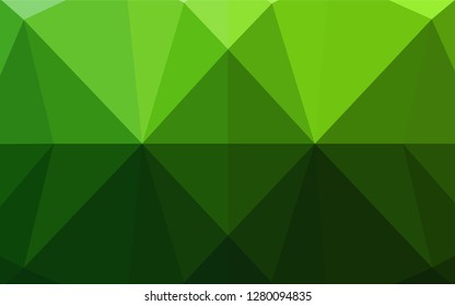 Light Green vector blurry hexagon texture. Colorful abstract illustration with gradient. A completely new design for your business.