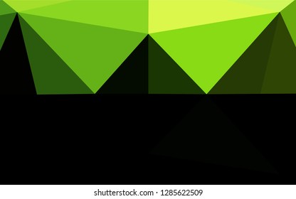 Light Green vector blurry hexagon pattern. Shining colored illustration in a Brand new style. The completely new template can be used for your brand book.