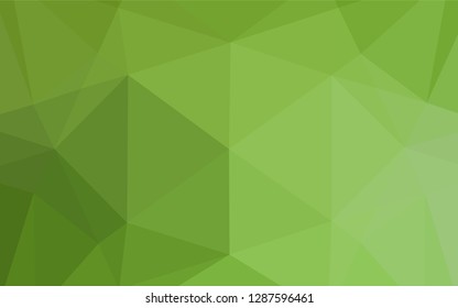 Light Green vector blurry hexagon texture. Colorful abstract illustration with gradient. Brand new design for your business.