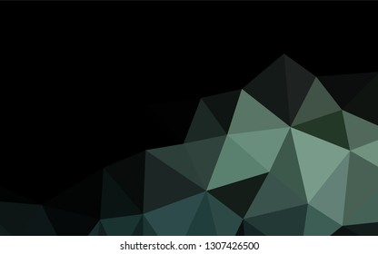 Light Green vector blurry hexagon template. Modern geometrical abstract illustration with gradient. The textured pattern can be used for background.