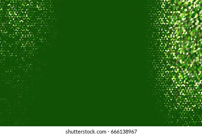 Light Green vector blurry hexagon background design. Geometric background in Origami style with gradient. 