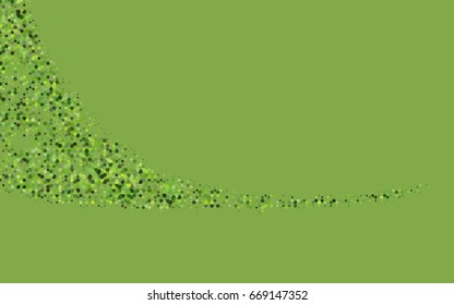 Light Green vector blurry hexagon background design. Geometric background in Origami style with gradient. 