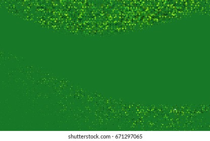 Light Green vector blurry hexagon background design. Geometric background in Origami style with gradient. 