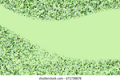 Light Green vector blurry hexagon background design. Geometric background in Origami style with gradient. 