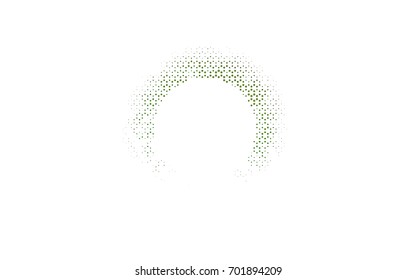 Light Green vector blurry hexagon background design. Geometric background in Origami style with gradient. 