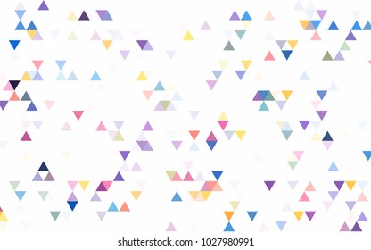 Light Green vector blurry triangle pattern. Creative illustration in halftone style with gradient. The template can be used as a background for cell phones.