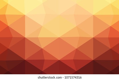 Light Green vector blurry triangle pattern. Shining polygonal illustration, which consist of triangles. Brand-new style for your business design.