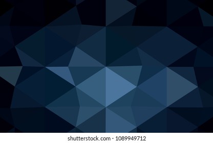 Light Green vector blurry triangle template. Colorful abstract illustration with gradient. That pattern can be used as a part of a brand book.