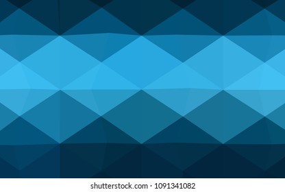 Light Green vector blurry triangle template. Colorful illustration in polygonal style with gradient. The polygonal design can be used for your web site.