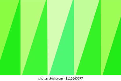 Light Green vector blurry triangle texture. Shining polygonal illustration, which consist of triangles. That pattern can be used as a part of a brand book.