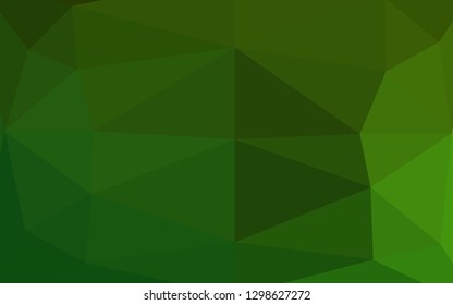 Light Green vector blurry triangle texture. Shining colored illustration in a Brand new style. Completely new template for your business design.