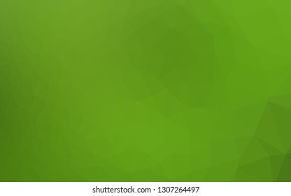 Light Green vector blurry triangle texture. Brand new colorful illustration in with gradient. Completely new template for your business design.
