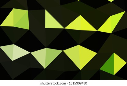 Light Green vector blurry triangle pattern. Colorful abstract illustration with gradient. Elegant pattern for a brand book.