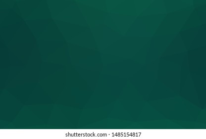 Light Green vector blurry triangle template. Glitter abstract illustration with an elegant design. Completely new template for your business design.