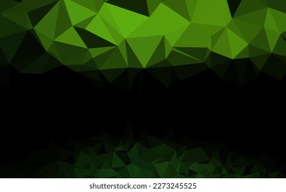 Light Green vector blurry triangle texture. Shining colored illustration in a Brand new style. Completely new design for your business.