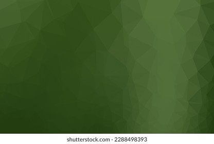 Light Green vector blurry triangle texture. Colorful illustration in Origami style with gradient.  Triangular pattern for your business design.
