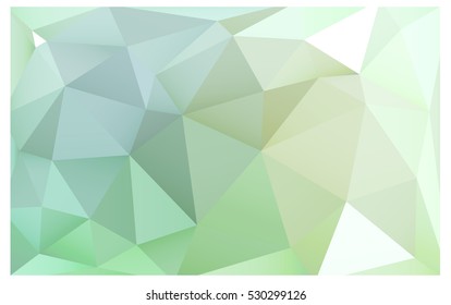 Light Green vector blurry triangle background design. Geometric background in Origami style with gradient. 