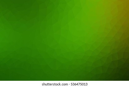 Light Green vector blurry triangle background design. Geometric background in Origami style with gradient. 