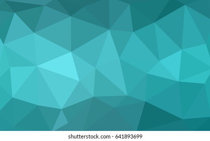 Light Green vector blurry triangle background design. Geometric background in Origami style with gradient. 