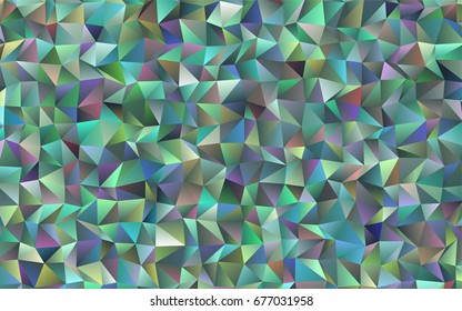 Light Green vector blurry triangle template. A sample with polygonal shapes. The textured pattern can be used for background.