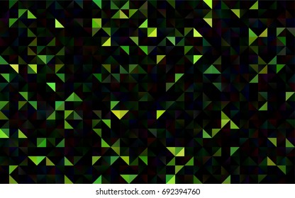 Light Green vector blurry triangle template. A vague abstract illustration with gradient. The polygonal design can be used for your web site.