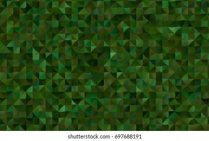 Light Green vector blurry triangle template. Shining colored illustration in a brand-new style. A completely new template for your business design.