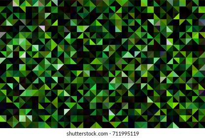 Light Green vector blurry triangle background. Colorful abstract illustration with gradient. A completely new template for your business design.