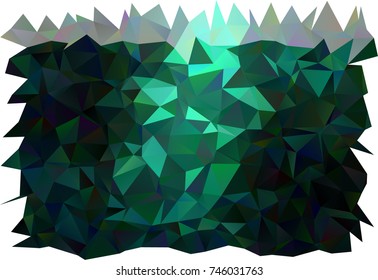 Light Green vector blurry triangle template. Creative illustration in halftone style with gradient. Brand-new design for your business.
