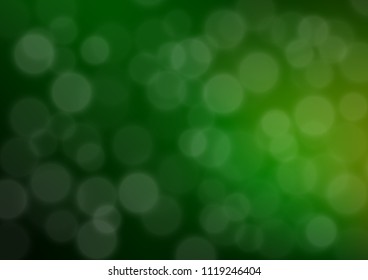 Light Green vector bokeh and colorful pattern. Modern geometrical abstract illustration with gradient. The elegant pattern for brand book.