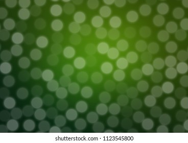 Light Green vector bokeh and colorful pattern. An elegant bright illustration with gradient. The template for backgrounds of cell phones.