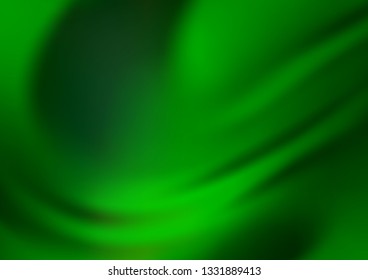Light Green vector bokeh and colorful pattern. Colorful illustration in abstract style with gradient. Brand new style for your business design.