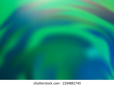 Light Green vector bokeh and colorful pattern. An elegant bright illustration with gradient. The background for your creative designs.