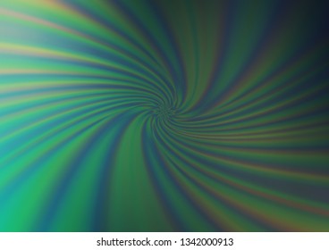 Light Green vector bokeh and colorful pattern. Creative illustration in halftone style with gradient. The best blurred design for your business.