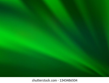 Light Green vector bokeh and colorful pattern. Creative illustration in halftone style with gradient. A completely new design for your business.