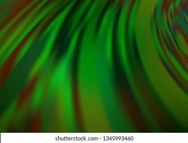 Light Green vector bokeh and colorful pattern. A vague abstract illustration with gradient. A completely new design for your business.