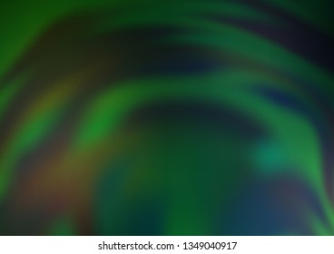 Light Green vector bokeh and colorful pattern. Colorful illustration in abstract style with gradient. The elegant pattern for brand book.