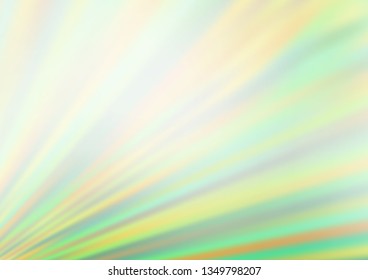 Light Green vector bokeh and colorful pattern. Colorful illustration in abstract style with gradient. The blurred design can be used for your web site.