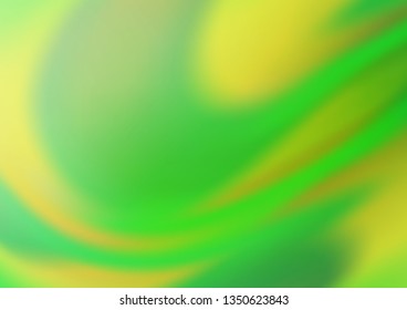 Light Green vector bokeh and colorful pattern. Modern geometrical abstract illustration with gradient. The blurred design can be used for your web site.