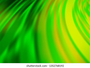 Light Green vector bokeh and colorful pattern. Colorful illustration in abstract style with gradient. Brand new design for your business.