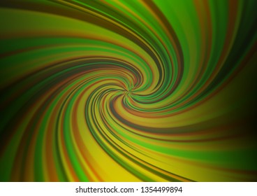 Light Green vector bokeh and colorful pattern. Creative illustration in halftone style with gradient. The blurred design can be used for your web site.