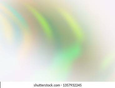 Light Green vector bokeh and colorful pattern. Modern geometrical abstract illustration with gradient. Brand new design for your business.