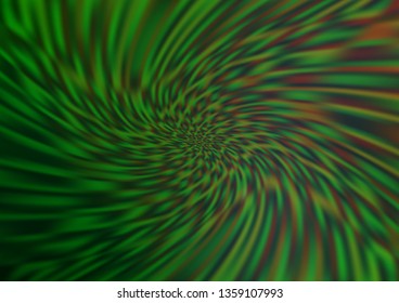 Light Green vector bokeh and colorful pattern. Modern geometrical abstract illustration with gradient. Brand new style for your business design.