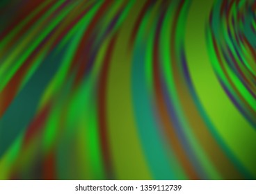 Light Green vector bokeh and colorful pattern. Creative illustration in halftone style with gradient. The template for backgrounds of cell phones.