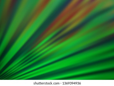 Light Green vector bokeh and colorful pattern. A completely new color illustration in a bokeh style. Brand new style for your business design.